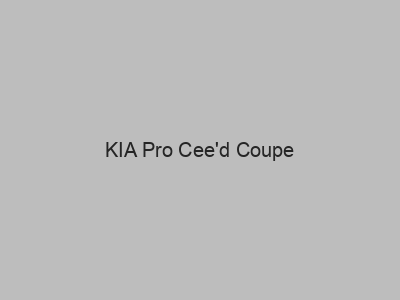 Kits electricos económicos para KIA Pro Cee'd Coupe